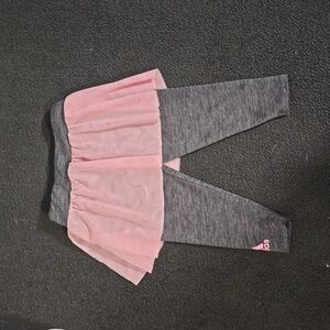 Toddlers Adidas leggings with tutu